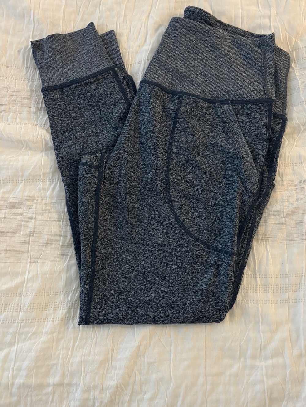 Zella Dark Blue/ Gray Heathered Active Leggings